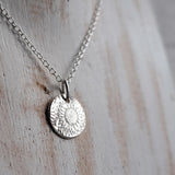 Tiny Sunflower Pendant