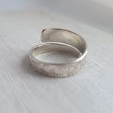 Silver Sun Ring - Sterling Silver Wrap Ring