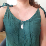 Sterling Silver Oak Leaf Pendant