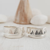 Silver Forest Wrap Ring - Adjustable Tree Jewellery