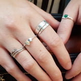 Dainty Silver Mountain Ring