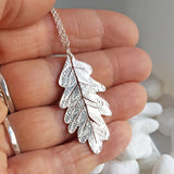 Sterling Silver Oak Leaf Pendant
