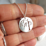 Sterling Silver Willow Tree Necklace