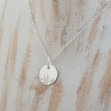 Sterling Silver Pine Trees Necklace - Tiny Minimalist Pendant